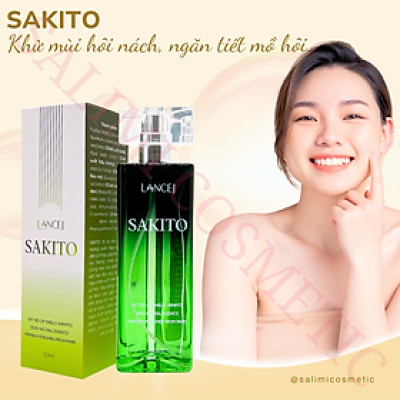 Xịt Khử Mùi Hôi Nách SAKITO LANCEJ 50ml, Khử Mùi Toàn Thân, Ngăn Tiết Mồ Hôi, Lưu Hương Suốt 24H