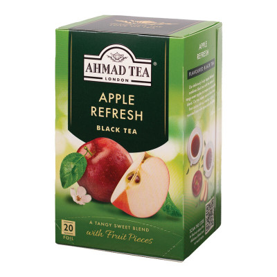 TRÀ AHMAD ANH QUỐC - TÁO (40g) - Apple Refresh - Loại quả được ưu chuộng nhất ở phương Tây