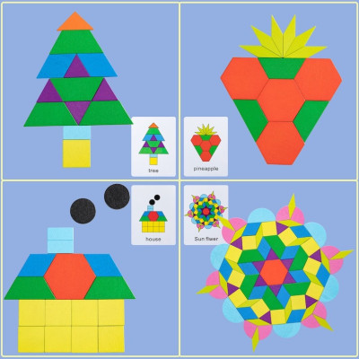 Đồ Chơi Xếp Hình Gỗ 180 Chi Tiết Ghép Được 1000 Hình Kèm Bộ 42 Thẻ Học Ghép Vần Chữ Cái Và Số Đếm Cho Trẻ Từ 2 Đến 6 Tuổi Sáng Tạo 