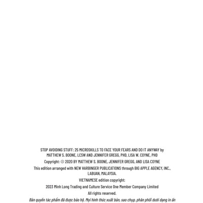 Ngưng Né Tránh Mọi Việc - 25 Kĩ Năng Nhỏ Để Đối Mặt Với Nỗi Sợ Của Bạn