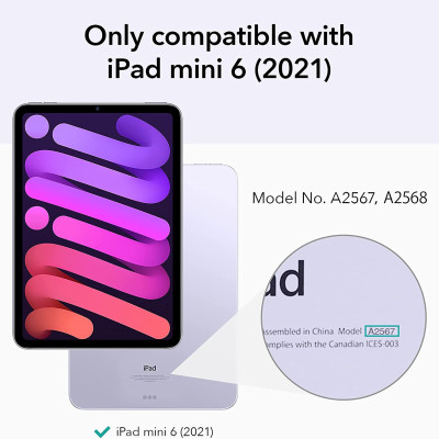 Bao Da Dành Cho iPad Mini 6 ESR Ascend Trifold Hard Case - Hàng Nhập Khẩu