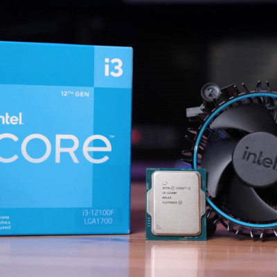 Bộ Vi Xử Lý CPU Intel Core i3-12100F (3.3GHz turbo up to 4.3GHz, 4 nhân 8 luồng, 12MB Cache, 58W, Socket Intel LGA 1700) - Hàng Chính Hãng