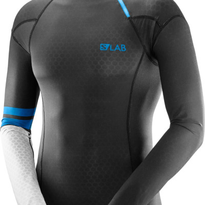 ÁO THUN THỂ THAO TAY DÀI NAM SALOMON S/LAB CERAMIC JERSEY M BLACK - L39705500