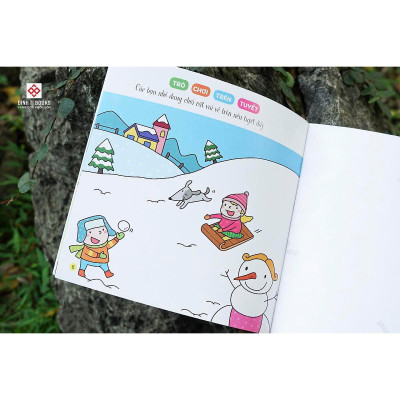 Sách - Bóc Dán Giúp Trẻ Phát Triển Nhận Thức Đầu Đời - Cho Trẻ Từ 3 - 6 Tuổi - Đinh Tị Books