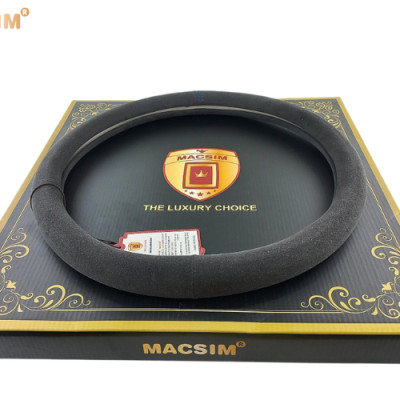 Bọc vô lăng cao cấp Macsim mã 8855 màu đen + xanh