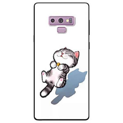 Ốp lưng in cho Samsung Note 9 Mẫu Mèo Sọc