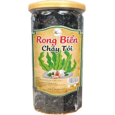 Rong Biển Sấy Tỏi Ớt Thương Hiệu Tân Lộc Phát - Hũ 100G