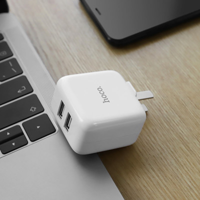 Củ Sạc C54 Hoco - 2 Cổng USB - Chính Hãng 