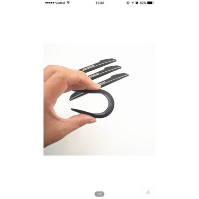 Bộ 4 miếng cao su dán cửa chống va đập ô tô - sport 