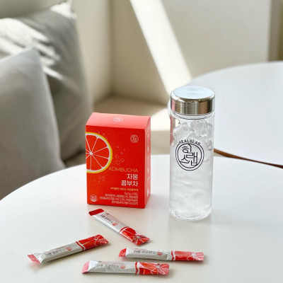 Trà Kombucha Detox Healslab Vị Bưởi Thơm Mát Giải Nhiệt Nhập Khẩu Hàn Quốc