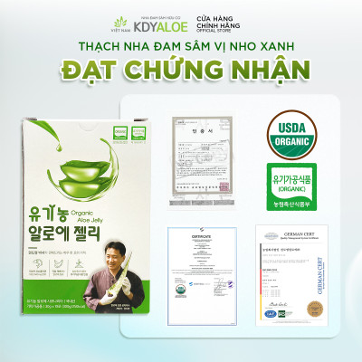 COMBO X3 THẠCH NHA ĐAM SÂM NHO XANH KDY ALOE