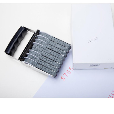 Dấu đóng Điều chỉnh Thay đổi NSX, HSD,Dãy 8 số... cao 15mm chấm mực ngoài Shiny N-A8 & khay mực Thường