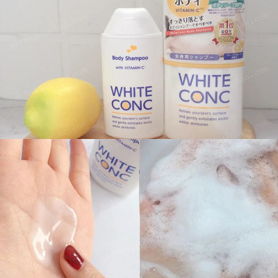 Sữa Tắm Dưỡng Trắng Da Toàn Thân White Conc Body Shampoo C II (2 Size)