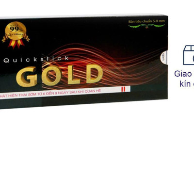 Bộ 2 Que thử thai Quickstick Gold 5mm