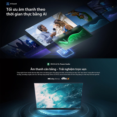 [SP Mới 2025] Smart Tivi Toshiba 55 inch AI 4K UHD 55C350RP, Giao Hàng Toàn Quốc, Bảo Hành 24 Tháng, Hàng Chính Hãng