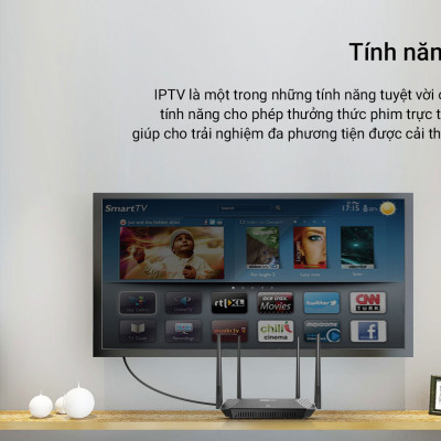 Router Wi-Fi 6 băng tần kép Gigabit AX1500 - X2000R _HÀNG CHÍNH HÃNG