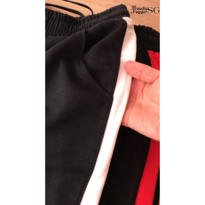 (Size đến 110Kg) Quần thun suông 1 sọc nam nữ chất đẹp,dày dặn