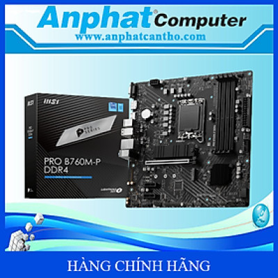 Bo mạch chủ Main MSI PRO B760M-P DDR4 Socket LGA 1700 - Hàng Chính Hãng