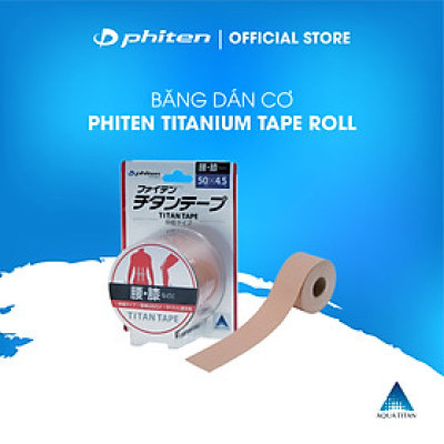 Băng dán cơ giảm đau Phiten titanium tape roll PU710129
