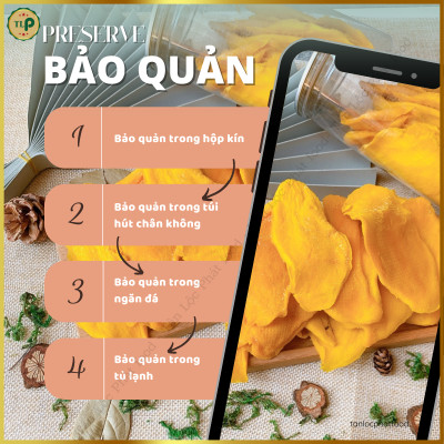 XOÀI SẤY DẺO VỊ TỰ NHIÊN CHUA NGỌT TÂN LỘC PHÁT