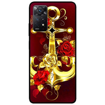 Ốp lưng dành cho Xiaomi Redmi Note 11 Pro 5G - Neo Vàng Nền Đỏ