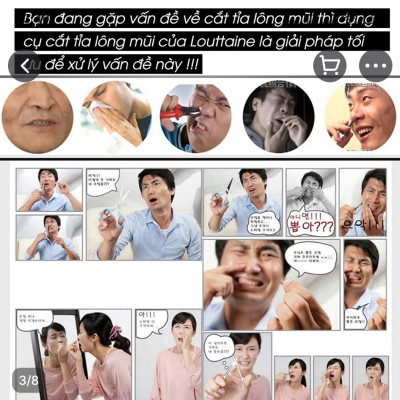 Máy Tỉa Lông Mũi C1 - Cắt Tỉa Lông Mũi Gọn Nhẹ Không Gây Đau Rát - Dụng Cụ Tỉa Lông Mũi An Toàn