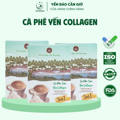 Yến Đảo - Cà Phê Yến Collagen Hương Vị Thơm Ngon, Cung Cấp Dưỡng Chất Cho Cơ Thể