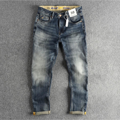 Quần jean bụi phong cách Retro_Biker