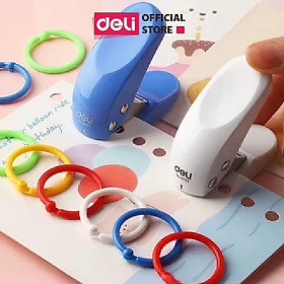Kìm Bấm Đục Lỗ Giấy Mini Dụng Cụ Bấm Lỗ Giấy Làm Sổ Còng Planner Bullet Journal Tiện Dụng Cầm Tay Màu Ngẫu Nhiên