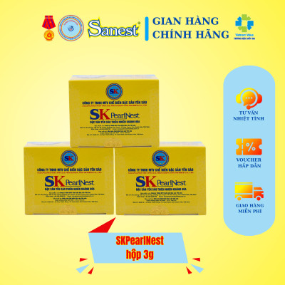 SKHPearlNest Đặc sản yến sào tinh chế hộp 3g