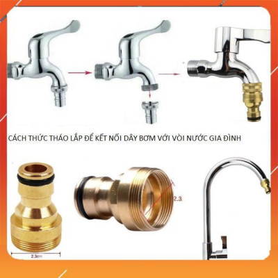 Bộ dây vòi xịt nước rửa xe, tưới cây , tăng áp 3 lần, loại 7m, 10m 206319 cút sập,nối nhựa v + túi đựng bút 