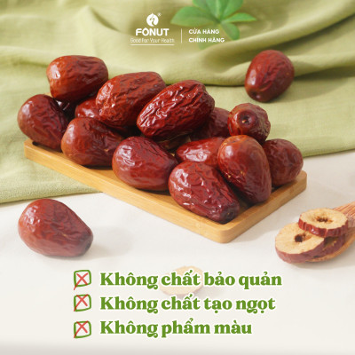 Táo đỏ khô Tân cương của Fonut 250g-500g HÀNG LOẠI 1