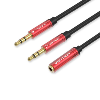 VENTION 3.5mm Audio Extension Cable 3.5 Jack AUX Female to Dual Male Earphone for Phone Headphone Speaker Tablet PC 0.3m