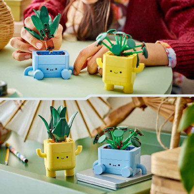 LEGO BOTANICALS 10349 Đồ Chơi Lắp Ráp Chậu Cây Vui Vẻ (217 chi tiết)