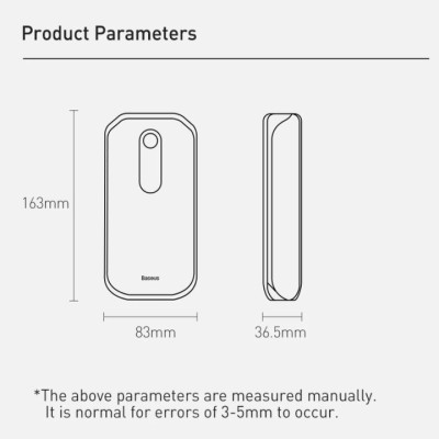 Bộ kích nô acquy kiêm sạc dự phòng 12000mAh Baseus CRJS03-01 - HÀNG CHÍNH HÃNG 