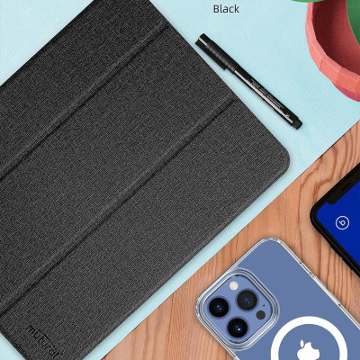 Bao da chống sốc cho iPad Air 6 13inch M2 2024 hiệu Mutural trang bị ngăn đựng bút, thiết kế tản nhiệt, hỗ trợ smartsleep - Hàng chính hãng