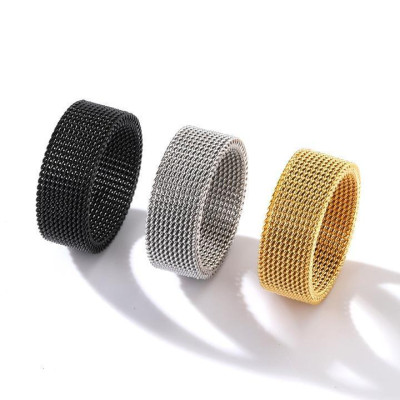 Nhẫn Nam Nữ Cao Cấp Titan Đính Đá Lấp Lánh Thời Trang Thép Không Gỉ trangsucpt - Nhẫn Dring PTNNA29