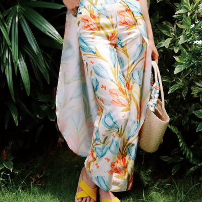 Đầm Bộ Cổ Yếm Tulips DRE230 thời trang thiết kế Hity