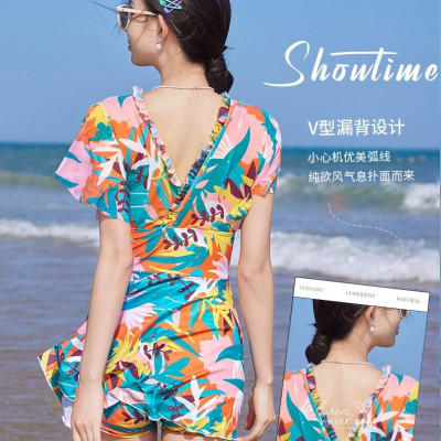 Đồ bơi nữ kiểu váy liền thân bikini 1 mảnh tôn dáng che khuyết điểm có sẵn mút ngực quần đùi