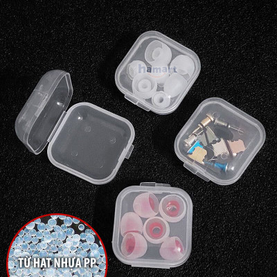 COMBO 5 Hộp Nhựa Mini Có Nắp Trong Suốt Khoá Kín Đựng Trang Sức Linh Kiện Ốc Vít Vật Dụng Nhỏ Tiện Lợi
