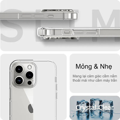 Ốp lưng dẻo cho iPhone 15 Pro Max | 15Pro hiệu TOTU – Hàng chính hãng