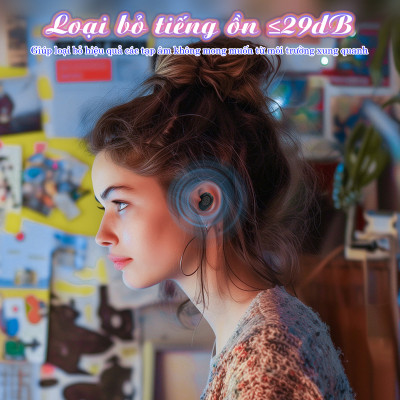 Máy trợ thính không dây Funmic EN-IA006A Có hộp sạc hiện đại