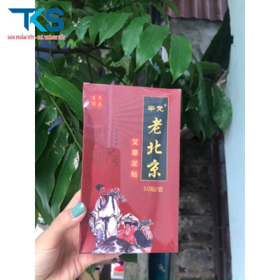 Hộp 50 miếng dán chân ngải cứu thải độc