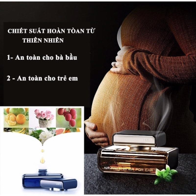 Nước hoa ô tô Duke chính hãng nhập khẩu 50ml - 100% chiết xuất từ thiên nhiên chống say xe, khử mùi