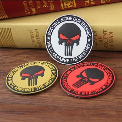 Patch_miếng dán PVC Skull_chiến thuật