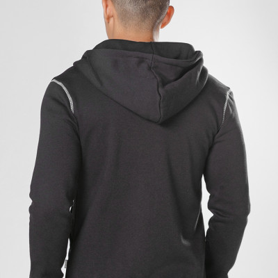 Áo Khoác Nam uni nỉ bông màu đen