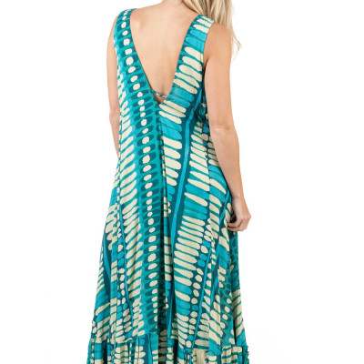 Maxi Cổ V Cotton Isla Bonita