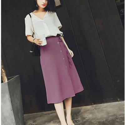 Chân váy Anni phối nút thời trang