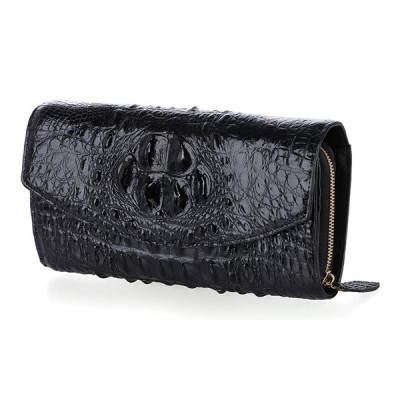 HJ6228-29-30-31 - Túi xách nữ da cá sấu Huy Hoàng đeo chéo màu đen, nâu đỏ, vàng bò, nâu đất