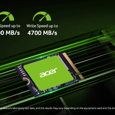 Ổ cứng SSD Acer MA200 M.2 2230 PCIe Gen4 x4 NVMe 1.4, tốc độ đọc/ghi 5200MB/s và 4700MB/s - Bảo hành 5 năm Hàng chính hãng